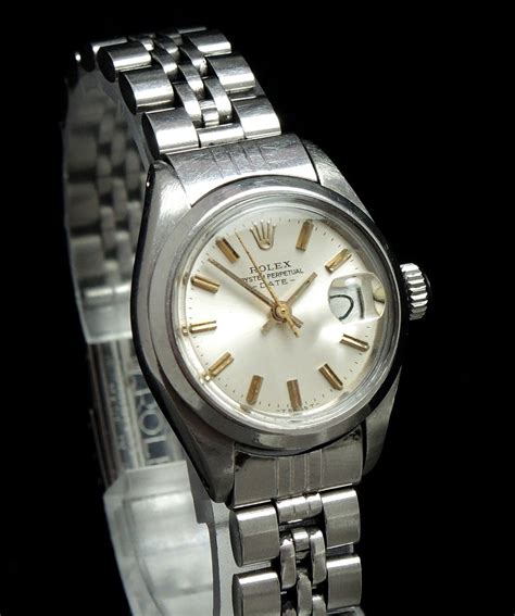 rolex oyster perpetual date vintage woman|older rolex oyster perpetual datejust.